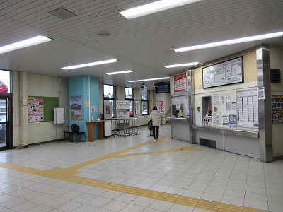 駅舎内部