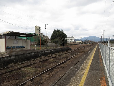 東多久駅構内