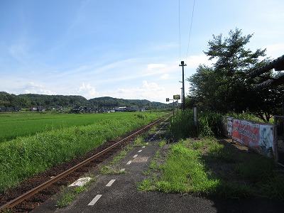 七塚駅構内