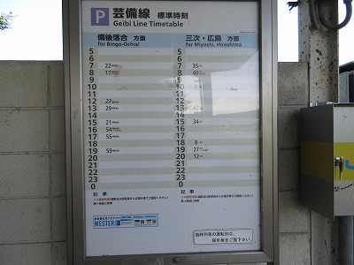 時刻表