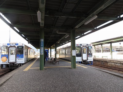 伊万里駅構内