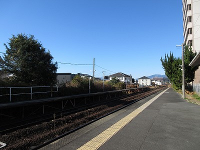 南大分駅構内