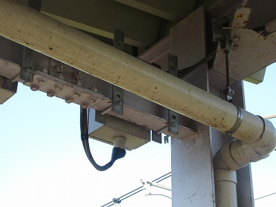 月岡駅のスピーカー